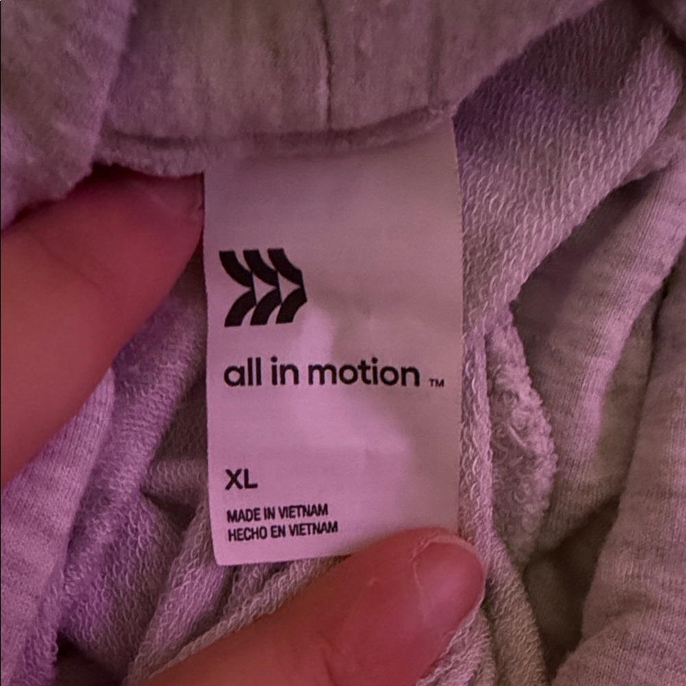 All in Motion Heather Gray cardigan